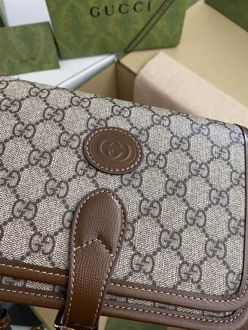Gucci 671620杏棕 20x17x8cm ww (7)
