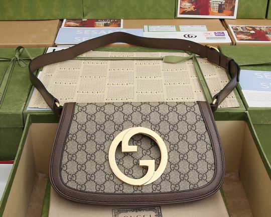 Gucci 699268啡棕 28x16x4cm ww (2)