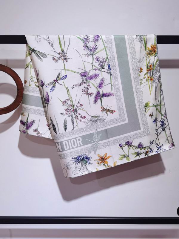 Dior silk scarf 90X90cm E021309