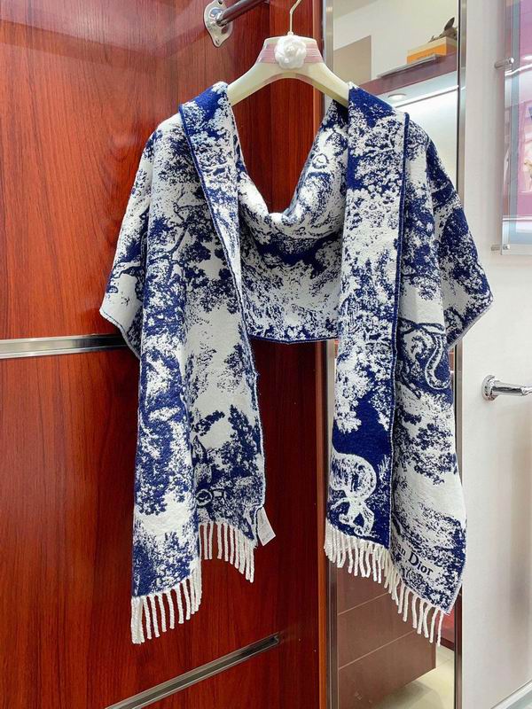Dior scarf 200X45cm 59%山羊绒 41%羊毛 E04