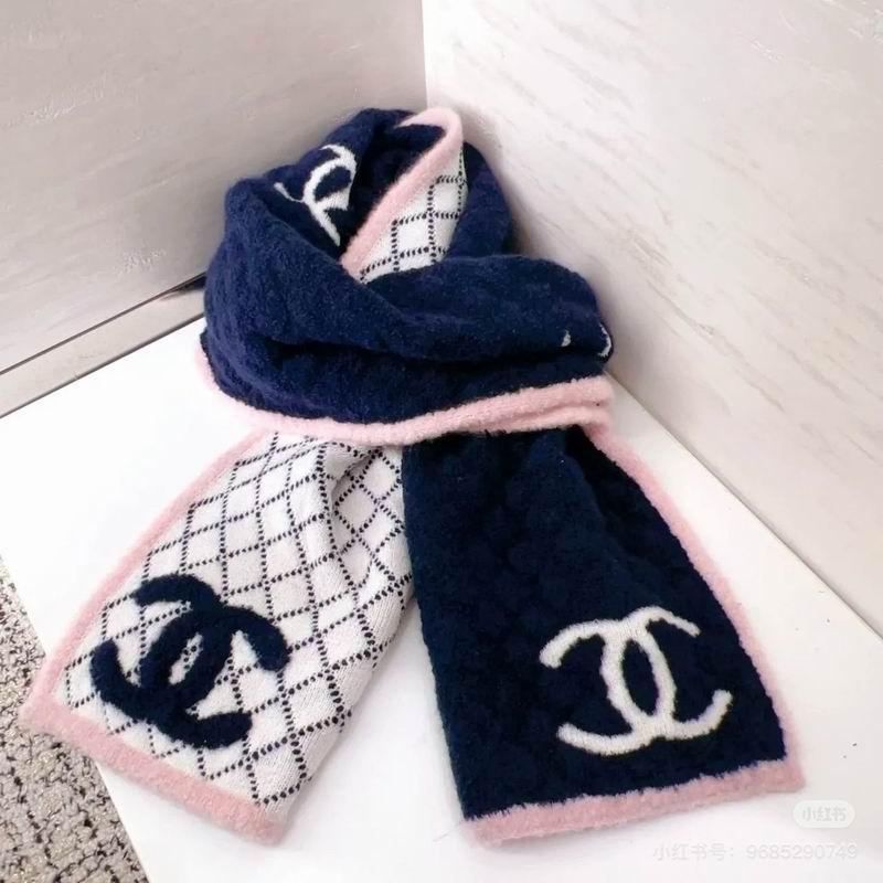 Chanel scarf 35X180cm 100%羊绒 E29