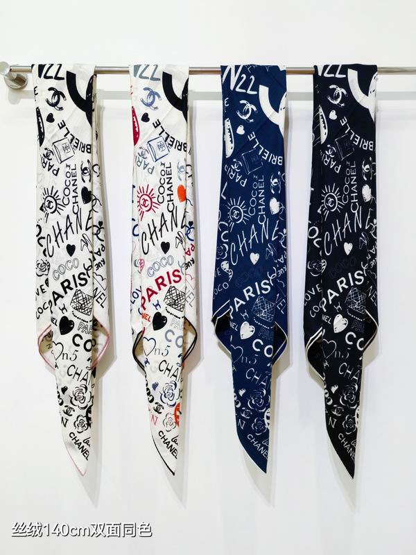 Chanel 140X140cm 70%羊绒30%真丝 E081923