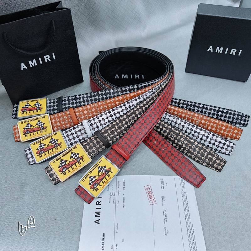 Amiri belt 38mmX90-125cm lb96