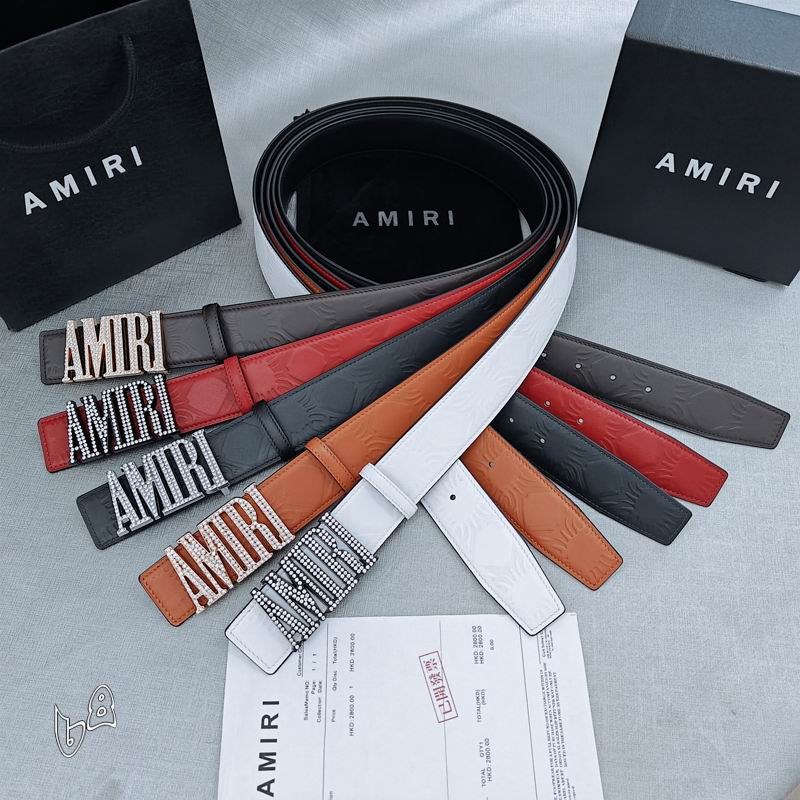 Amiri belt 38mmX90-125cm lb98