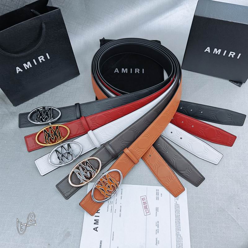 Amiri belt 38mmX90-125cm lb99