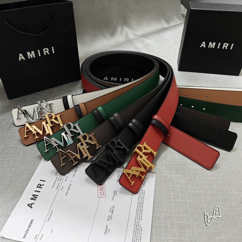 Amiri belt 38mmX90-125cm lb072302