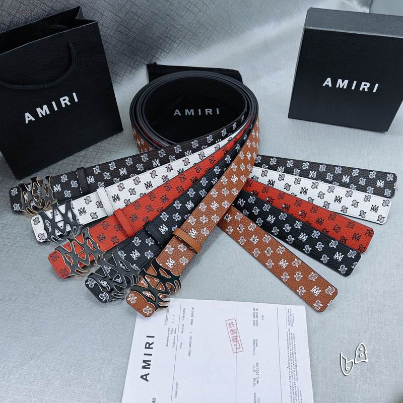 Amiri belt 38mmX90-125cm lb54