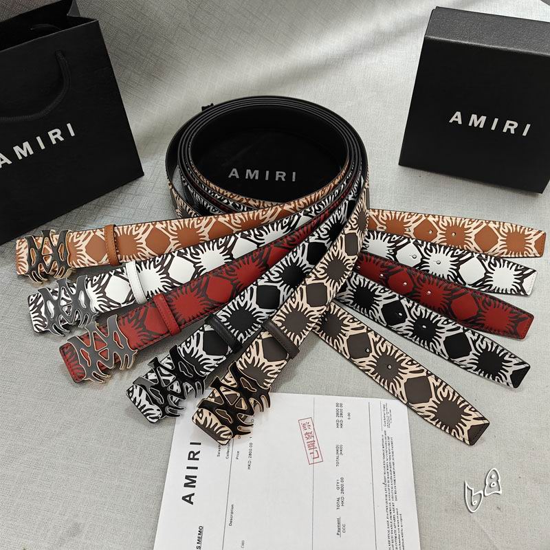 Amiri belt 38mmX90-125cm lb49