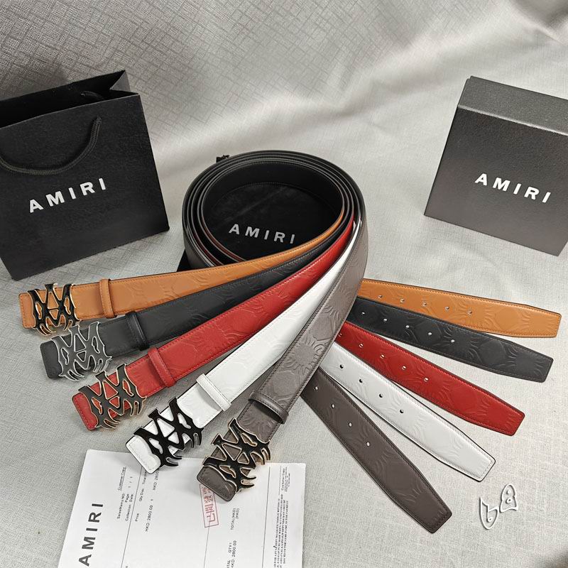 Amiri belt 38mmX90-125cm lb04