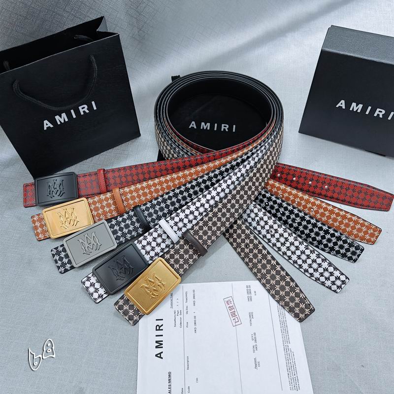 Amiri belt 38mmX90-125cm lb76