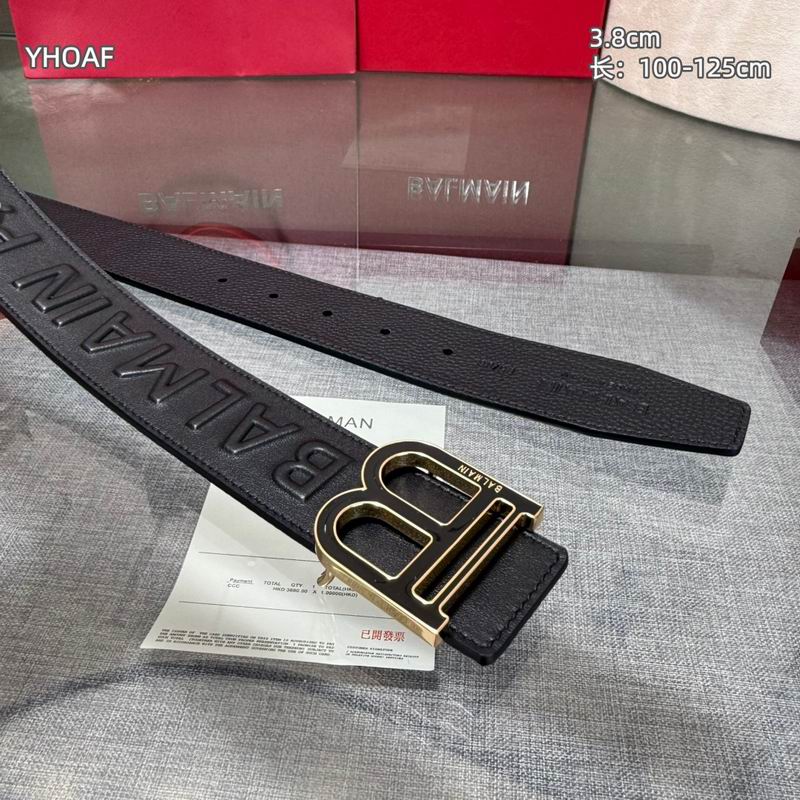 Balmain belt 38mmX100-125cm 8L06