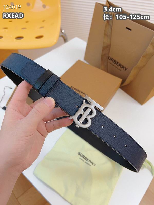 Burberry belt 34mmX105-125cm 8L07