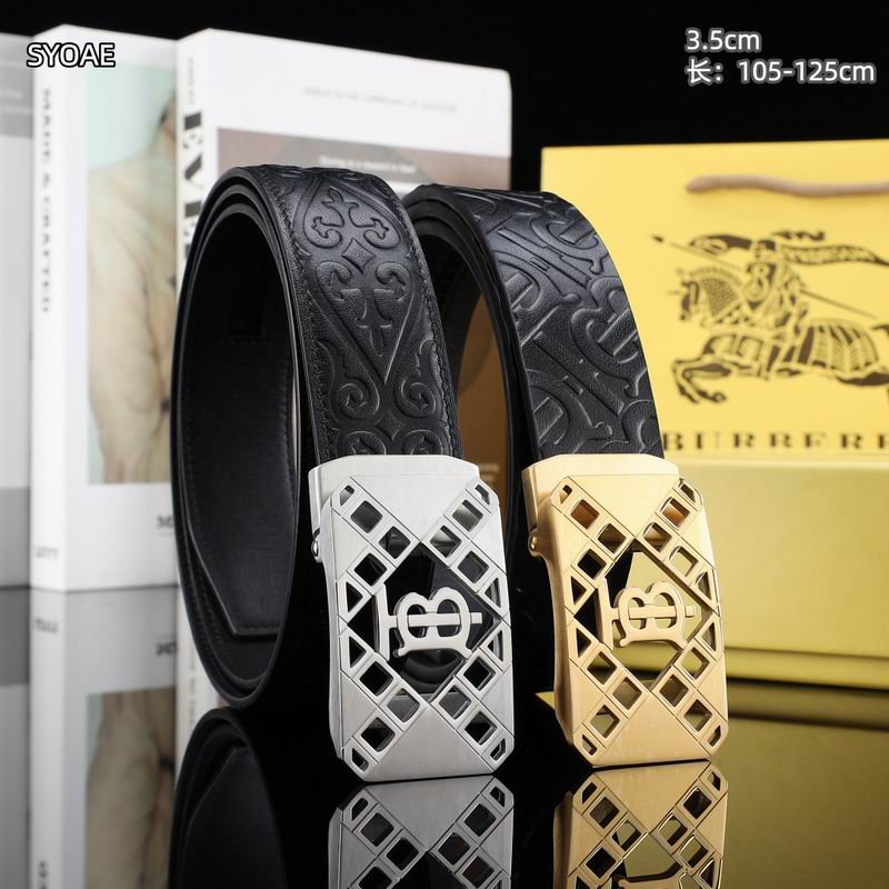 Burberry belt 35mm(自动扣）X100-125cm 8L118