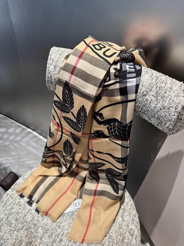 Burberry scarf 80X190cm 100%山羊绒 E112804