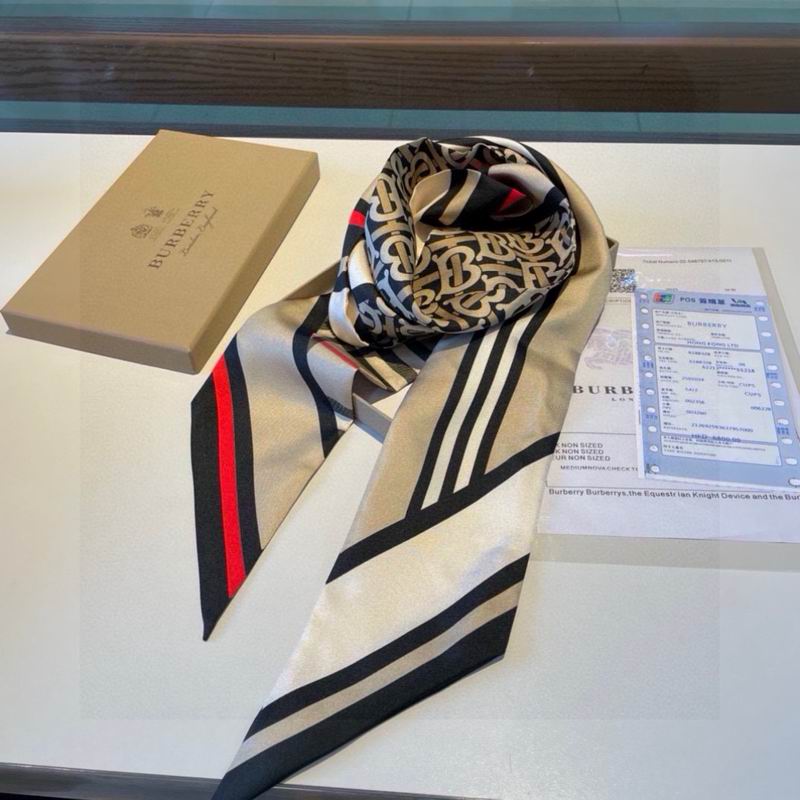 Burberry silk ribbon 8X180cm E052501