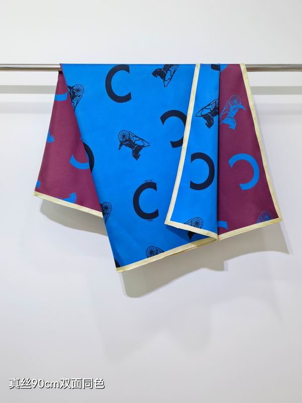 Celine Silk Scarf 90X90cm E041813