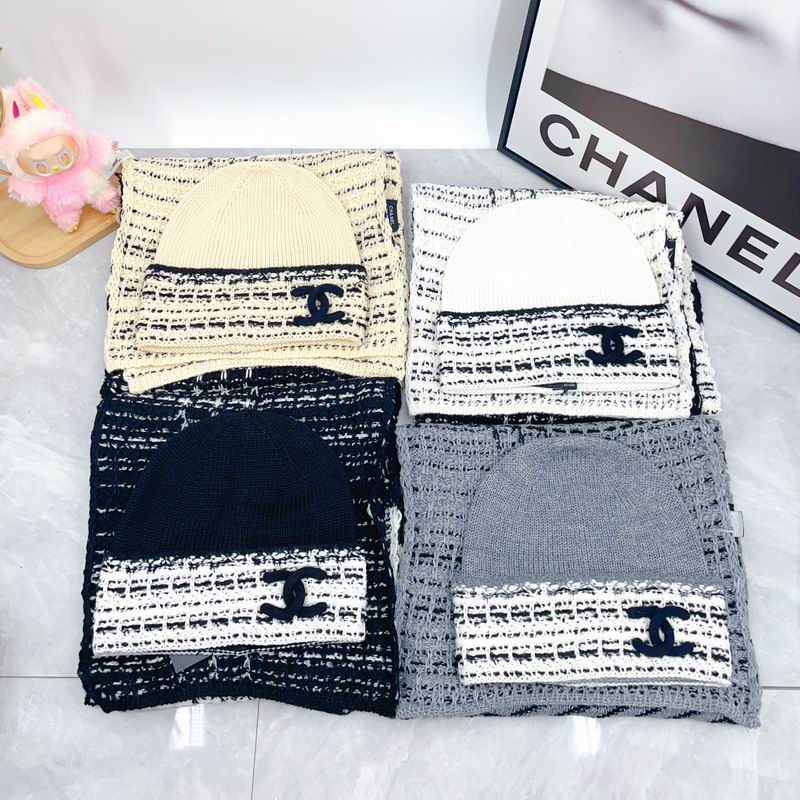 Chanel  scarf hat dx04