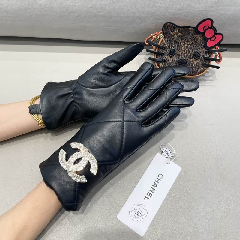 Chanel Gloves M L 012236