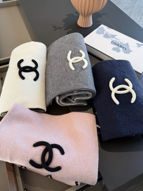Chanel Scarf 180X30ml 54%羊绒31%羊毛15%真丝 E120551