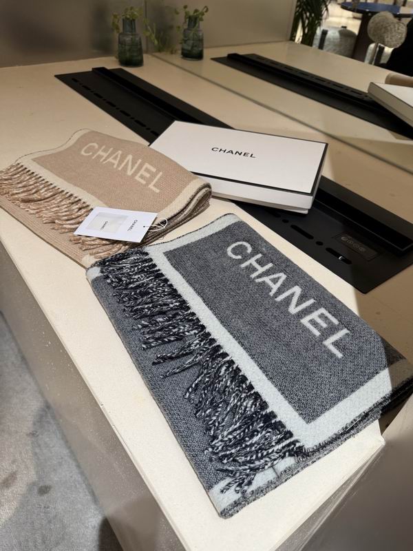 Chanel Scarf 184X34cm E112851