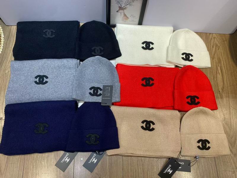 Chanel scarf hat 112506