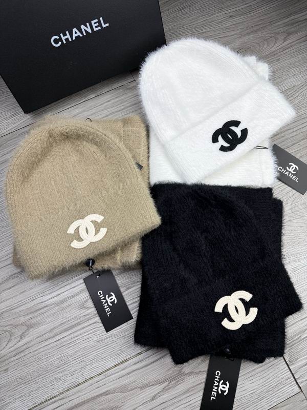 Chanel Scarf Hat  dx31