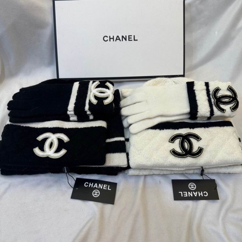Chanel Scarf Hat Gloves hm28