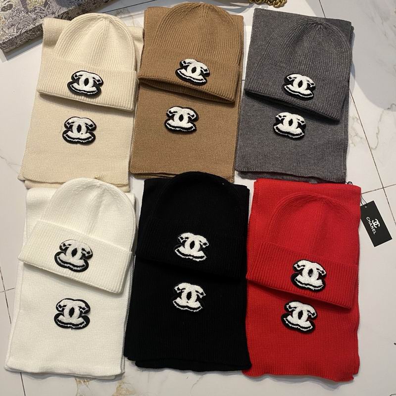 Chanel Scarf Hat dx04