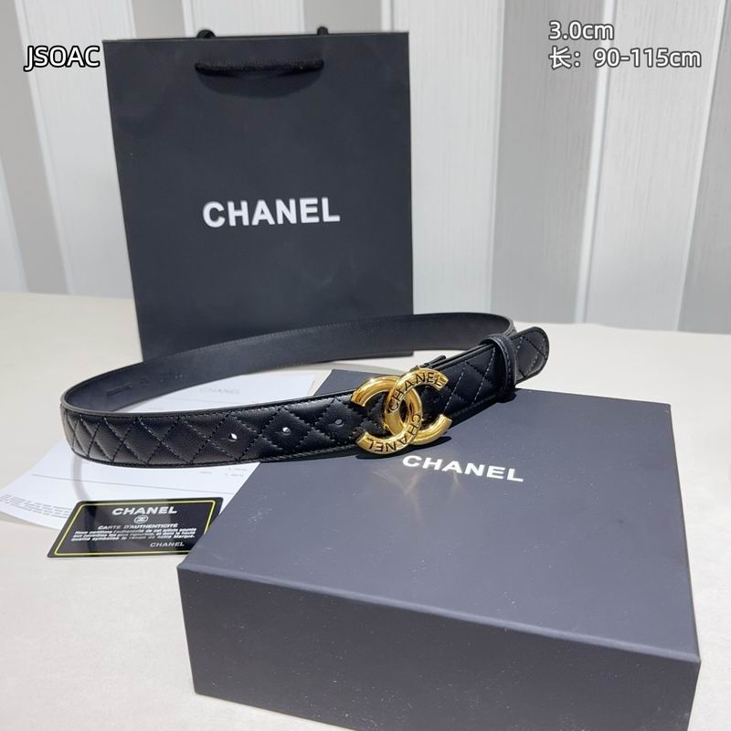 Chanel belt 30mmX90-115cm 8L17