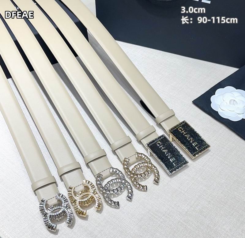 Chanel belt 30mmX90-115cm 8L04