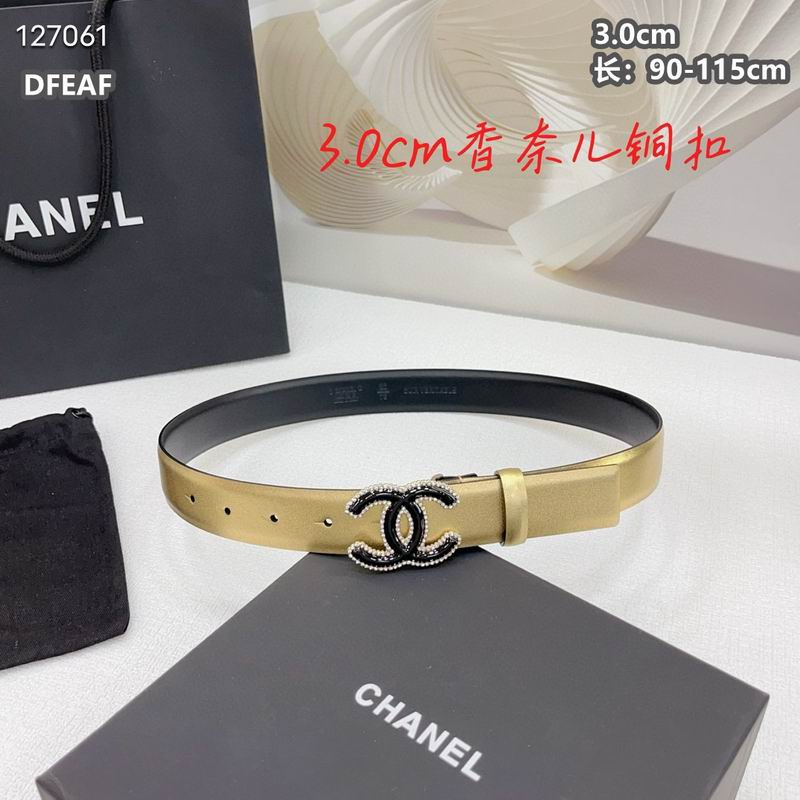 Chanel belt 30mmX90-115cm 8L36