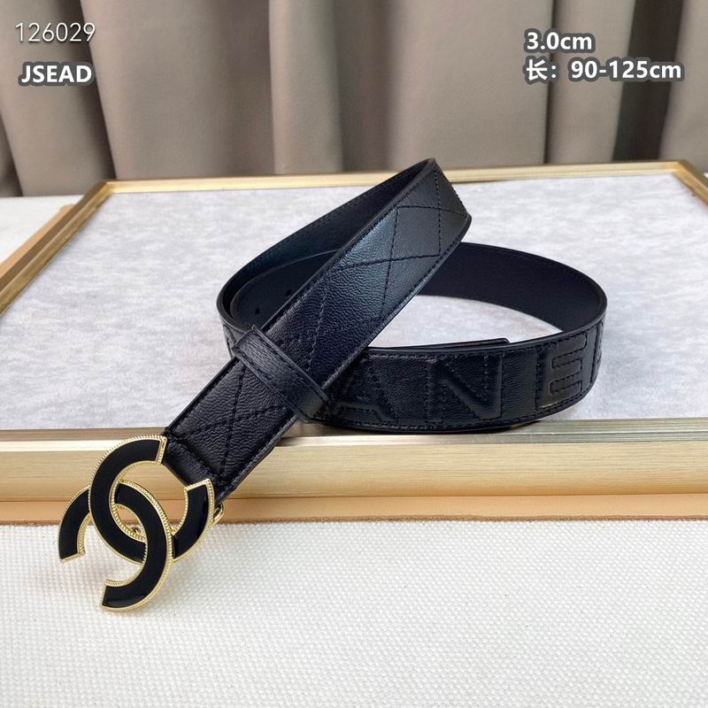 Chanel belt 30mmX90-125cm 8L13