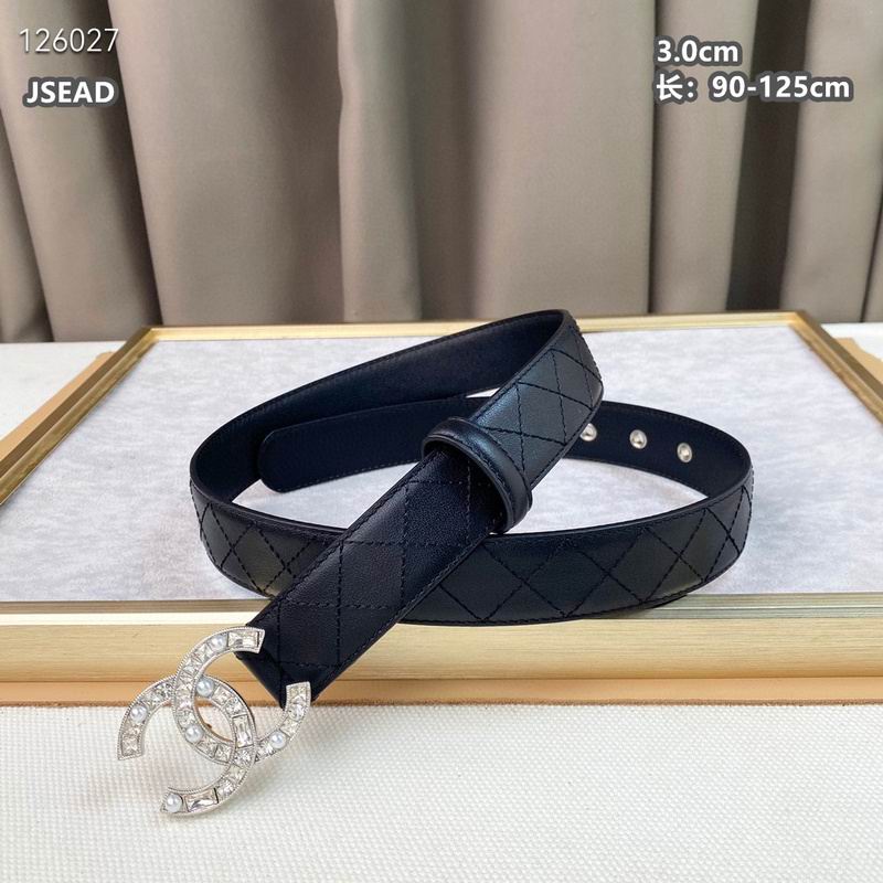 Chanel belt 30mmX90-125cm 8L14