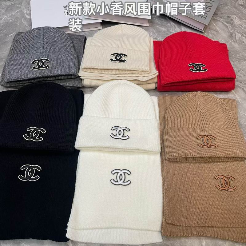 Chanel scarf hat 112502