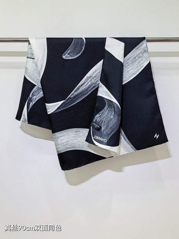 Chanel silk Scarf 90X90cm E012201