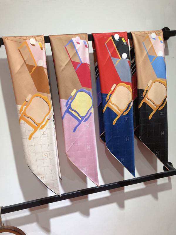 Chanel silk scarf 90X90cm E10