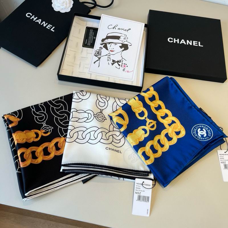 CHanel Silk Scarf 90X90cm E043013