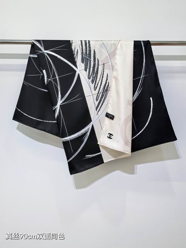 Chanel Silk Scarf 90X90cm E041849