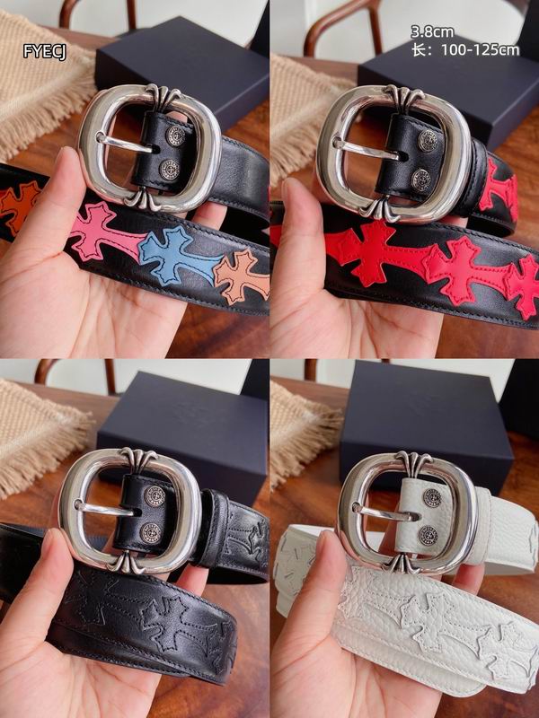 Chrome Hearts belt 38mmX100-125cm 8L58