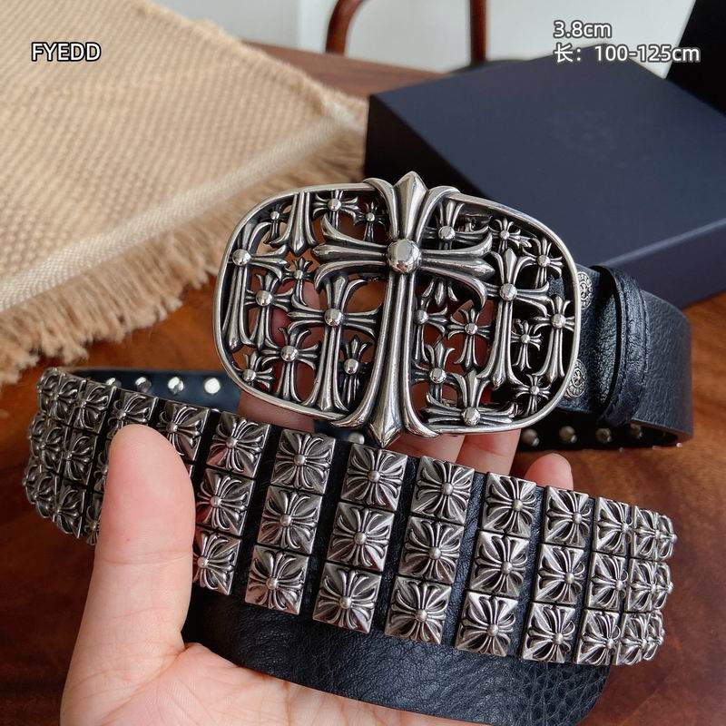 Chrome Hearts belt 38mmX100-125cm 8L64