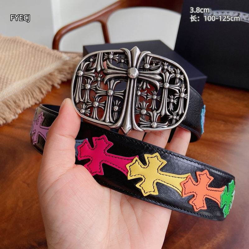 Chrome Hearts belt 38mmX100-125cm 8L59