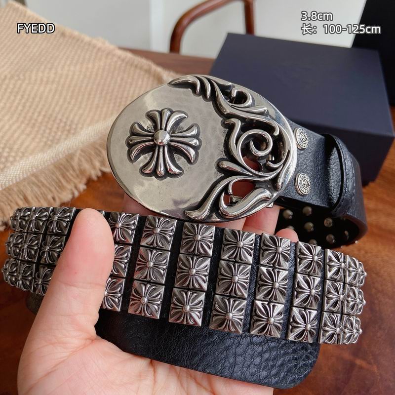 Chrome Hearts belt 38mmX100-125cm 8L66