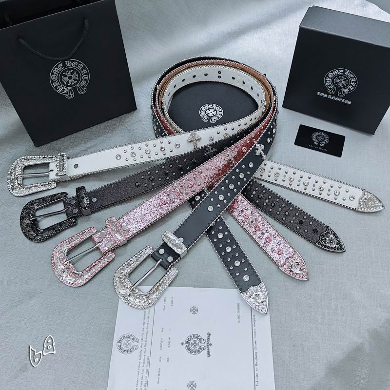Chrome Hearts belt 38mmX100-125cm lb10