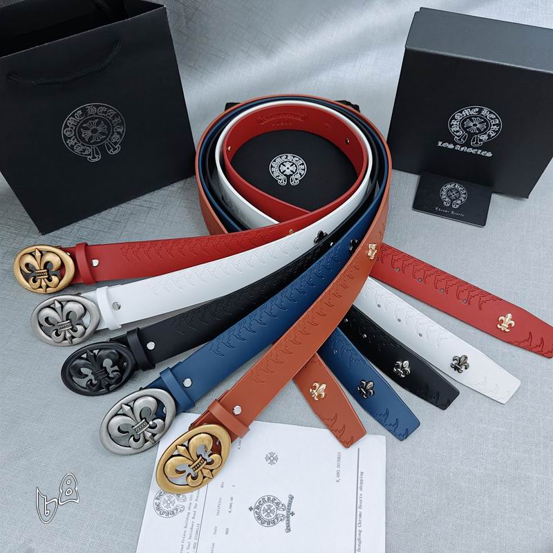 Chrome Hearts belt 38mmX90-125cm 8L38