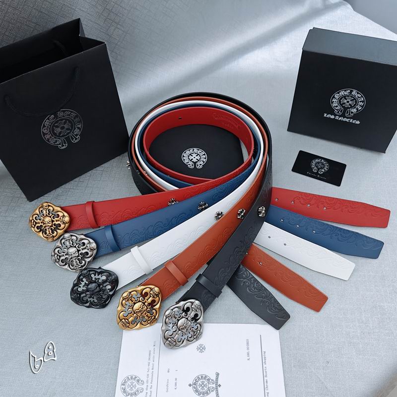 Chrome Hearts belt 38mmX90-125cm lb21