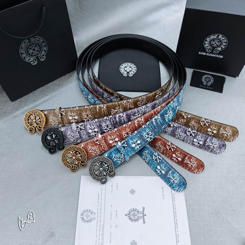 Chrome Hearts belt 38mmX90-125cm lb14