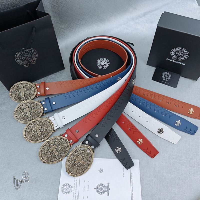 Chrome Hearts belt 38mmX90-125cm lb36