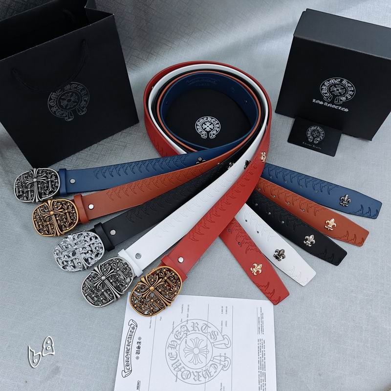 Chrome Hearts belt 38mmX90-125cm lb71