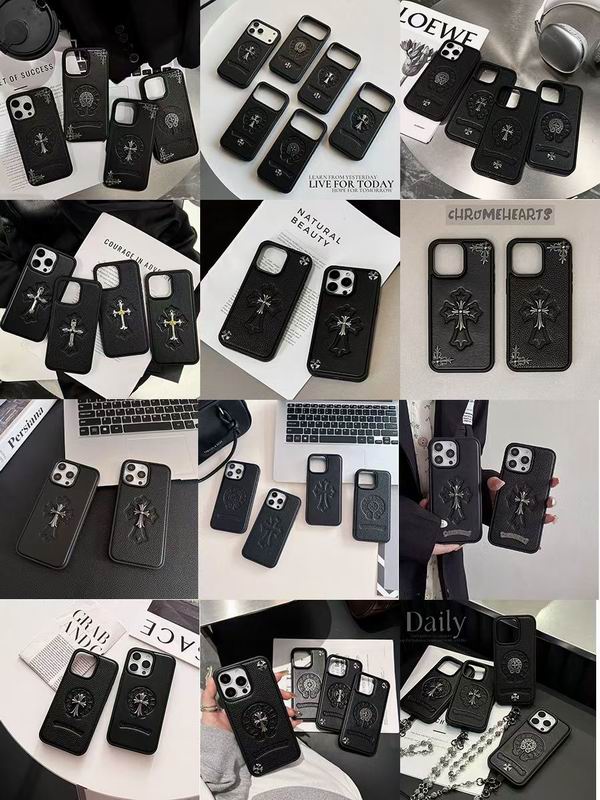 Chrome Hearts iphone shell 010824