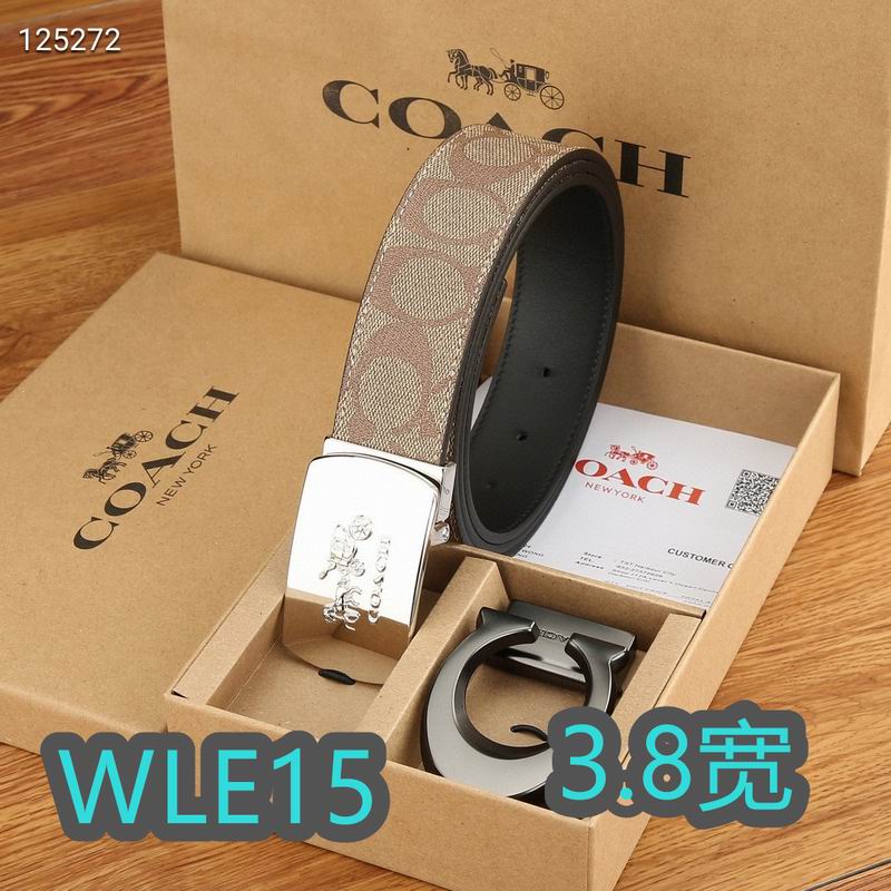 Coach belt 38mmX95-125cm XH09